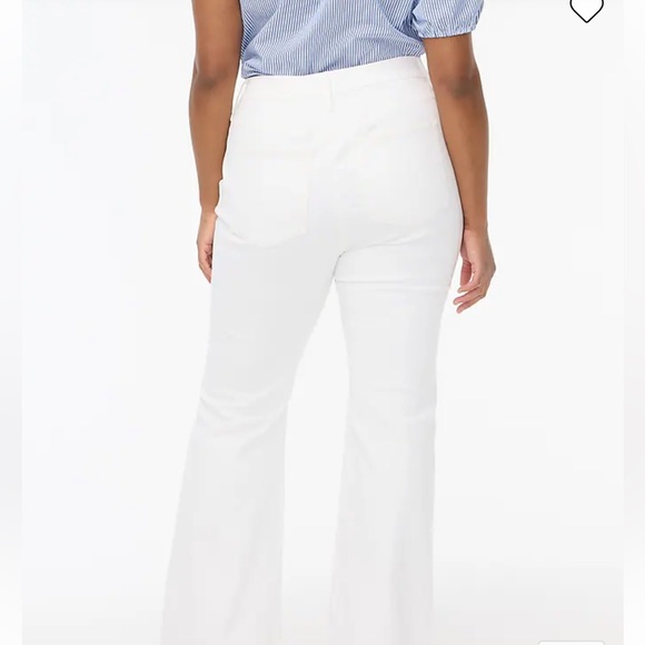 J.Crew Factory Bootcut Jeans * NIP 27P optic white - Picture 6 of 6